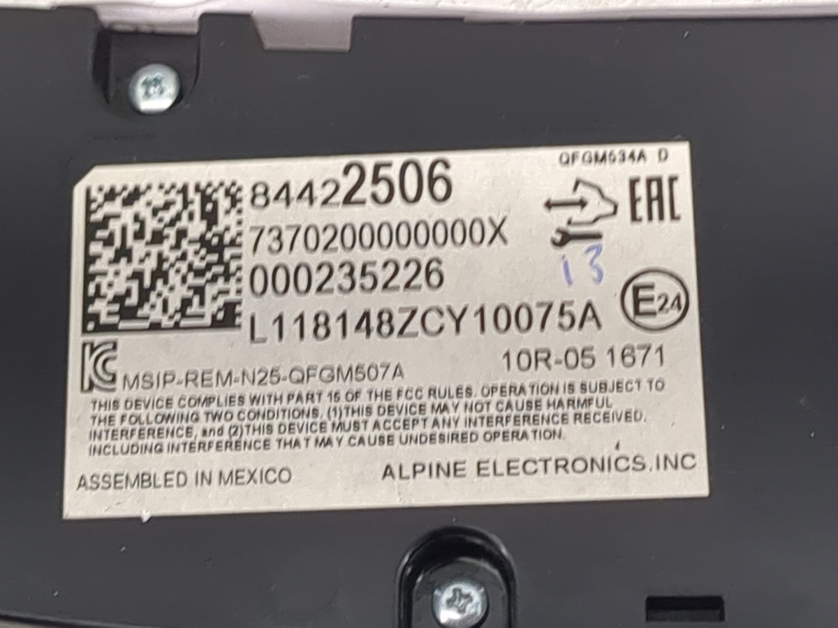 2018-2019 Chevrolet Equinox Climate Control Module Temperature AC/Heater Replacement P/N:84422506 7370200000000X Fits OEM Us