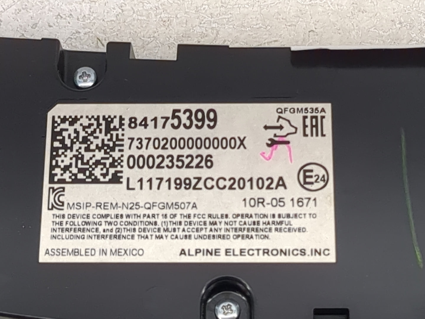 2018 Chevrolet Equinox Climate Control Module Temperature AC/Heater Replacement P/N:84175399 7370200000000X, 000235226 Fits 