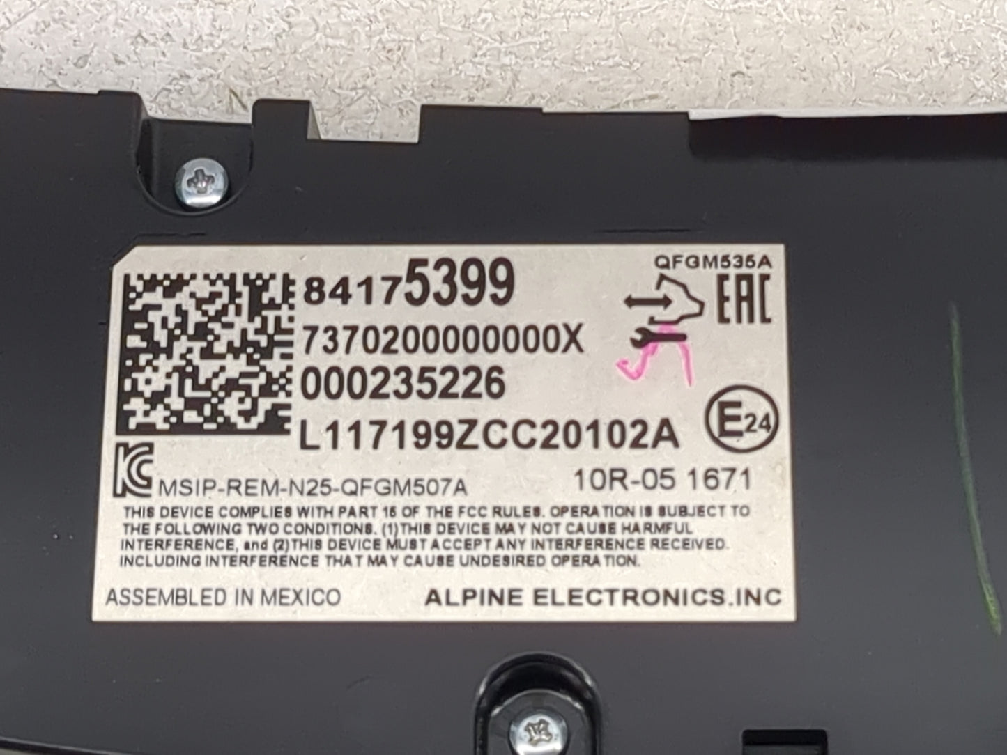 2018 Chevrolet Equinox Climate Control Module Temperature AC/Heater Replacement P/N:84175399 7370200000000X, 000235226 Fits 