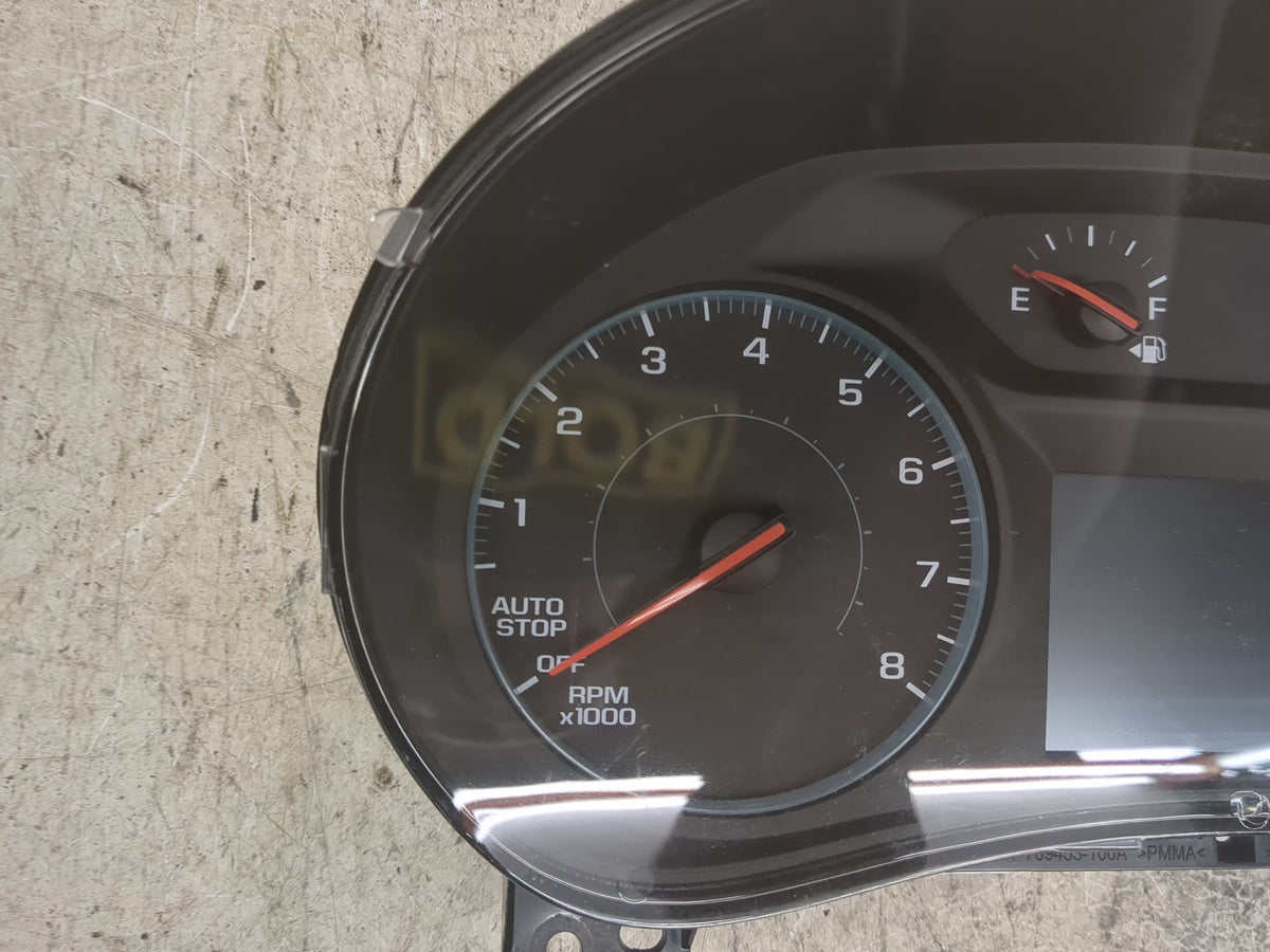 2018 Chevrolet Equinox Instrument Cluster Speedometer Gauges P/N:84240633 9117287A06330931 Miles: Fits OEM Used Auto Parts -