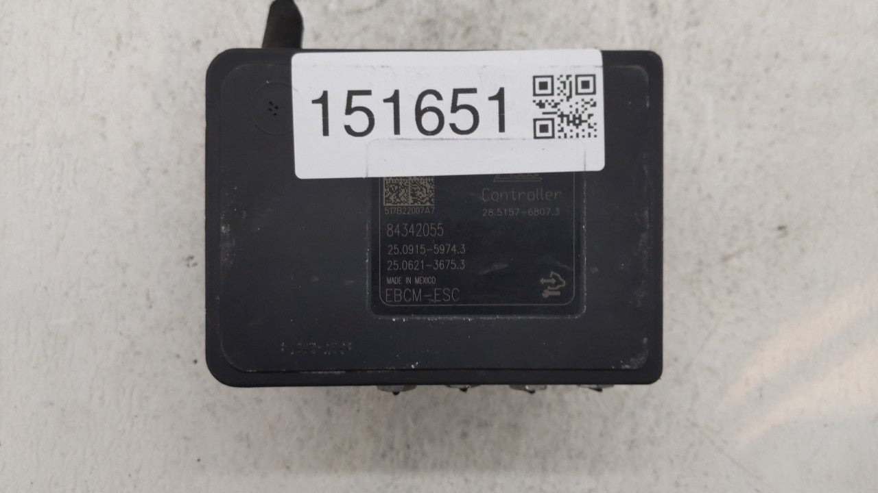 2018-2019 Chevrolet Equinox ABS Pump Control Module Replacement P/N:84342052 84342055 Fits Fits 2018 2019 OEM Used Auto Part