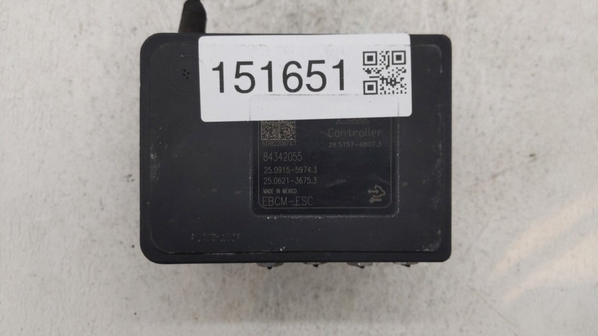 2018-2019 Chevrolet Equinox Anti-Lock Brake ABS Pump Module Actuator OEM P/N:84342052 84342055 Fits Fits 2018 2019 2020 2021