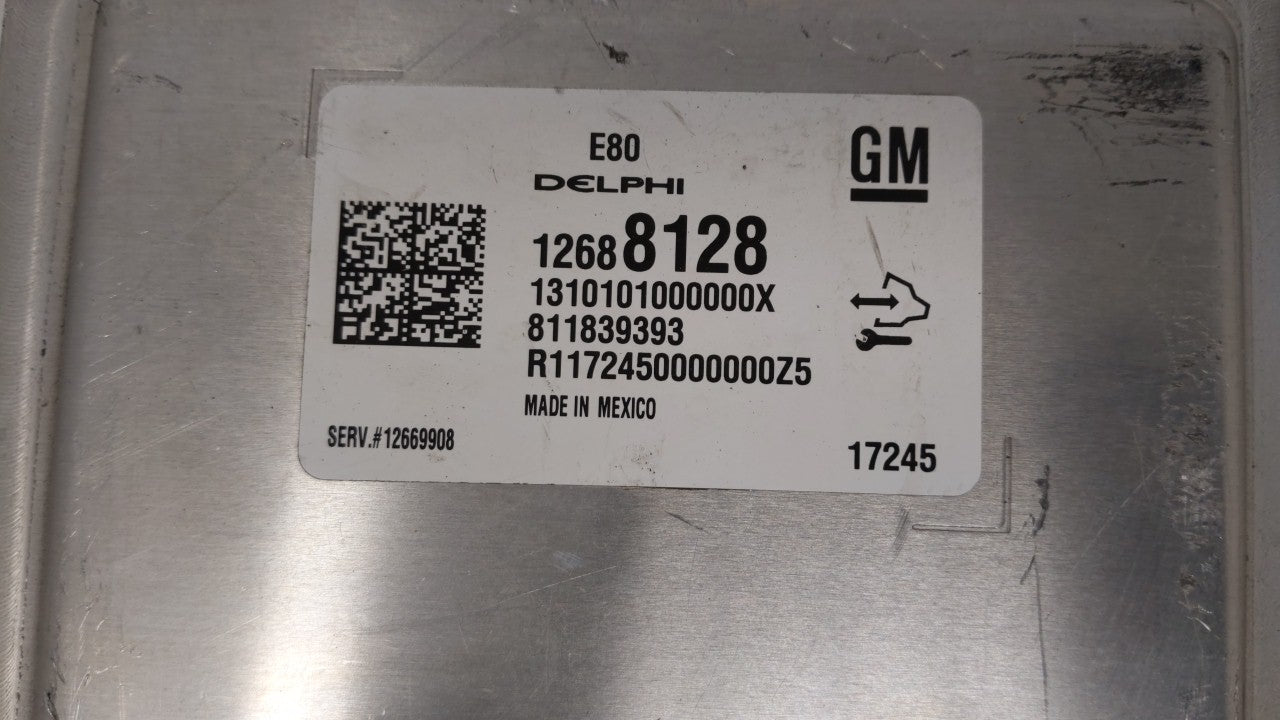 2018-2019 Chevrolet Equinox PCM Engine Control Computer ECU ECM PCU OEM P/N:12680876 12677677, 12692812 Fits Fits 2017 2018 