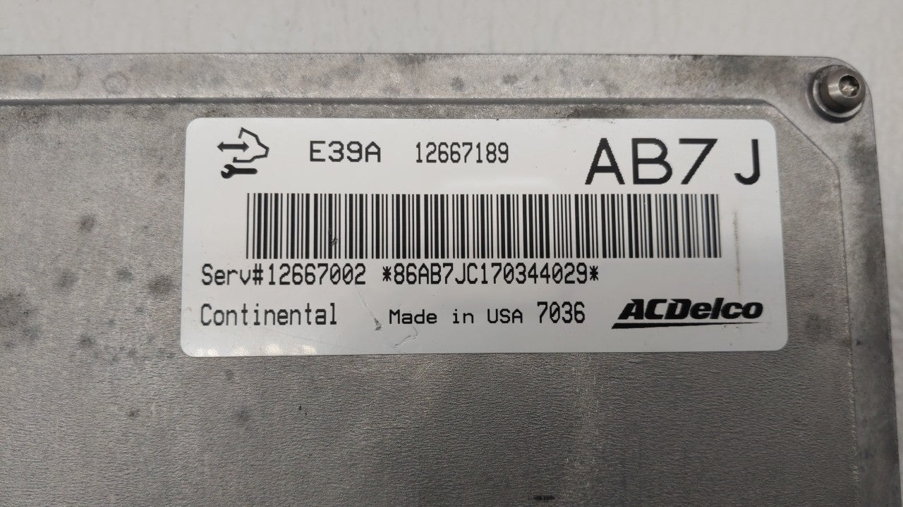 2017 Chevrolet Equinox PCM Engine Control Computer ECU ECM PCU OEM P/N:12667189 12670801, 12694743, 12666070 Fits Fits 2018 