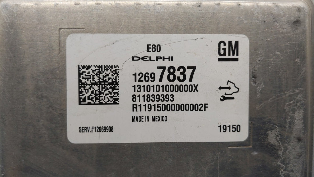2018-2020 Chevrolet Equinox PCM Engine Control Computer ECU ECM PCU OEM P/N:12680876 12677677 Fits 2017 2018 2019 2020 2021 