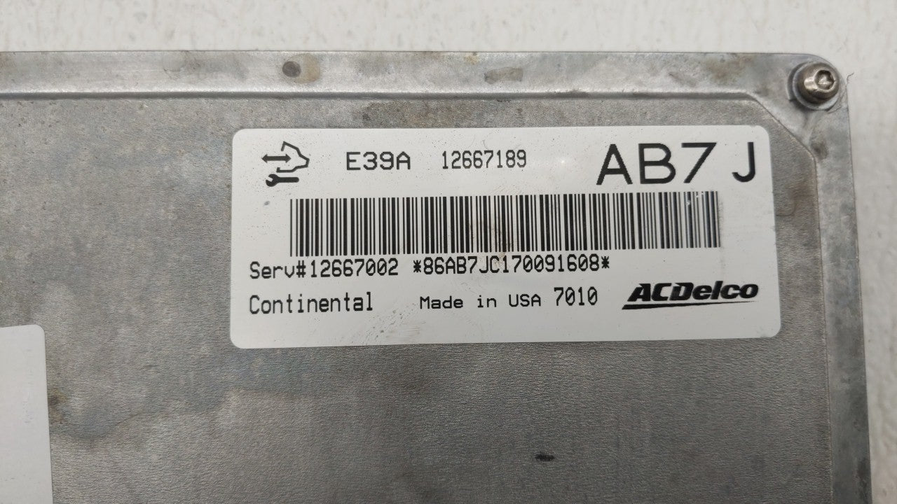 2017 Chevrolet Equinox PCM Engine Control Computer ECU ECM PCU OEM P/N:12667189 12670801, 12694743, 12666070 Fits Fits 2018 