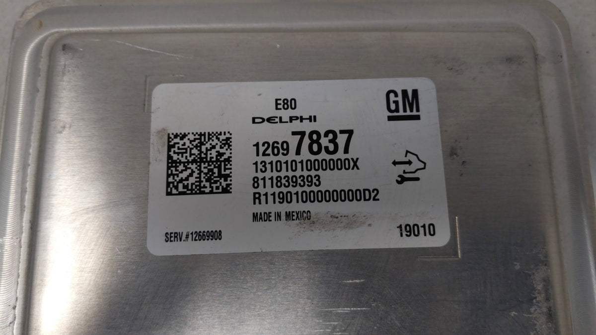 2018-2020 Chevrolet Equinox PCM Engine Control Computer ECU ECM PCU OEM P/N:12680876 12677677 Fits 2017 2018 2019 2020 2021 