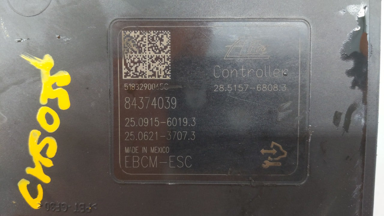 2018-2019 Chevrolet Equinox ABS Pump Control Module Replacement P/N:84560131 84715330, 84342052, 84342055 Fits Fits 2018 201