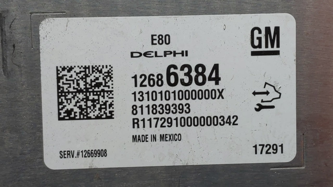 2018-2019 Chevrolet Equinox PCM Engine Control Computer ECU ECM PCU OEM P/N:12676683 12697837, 12700116 Fits Fits 2017 2018 