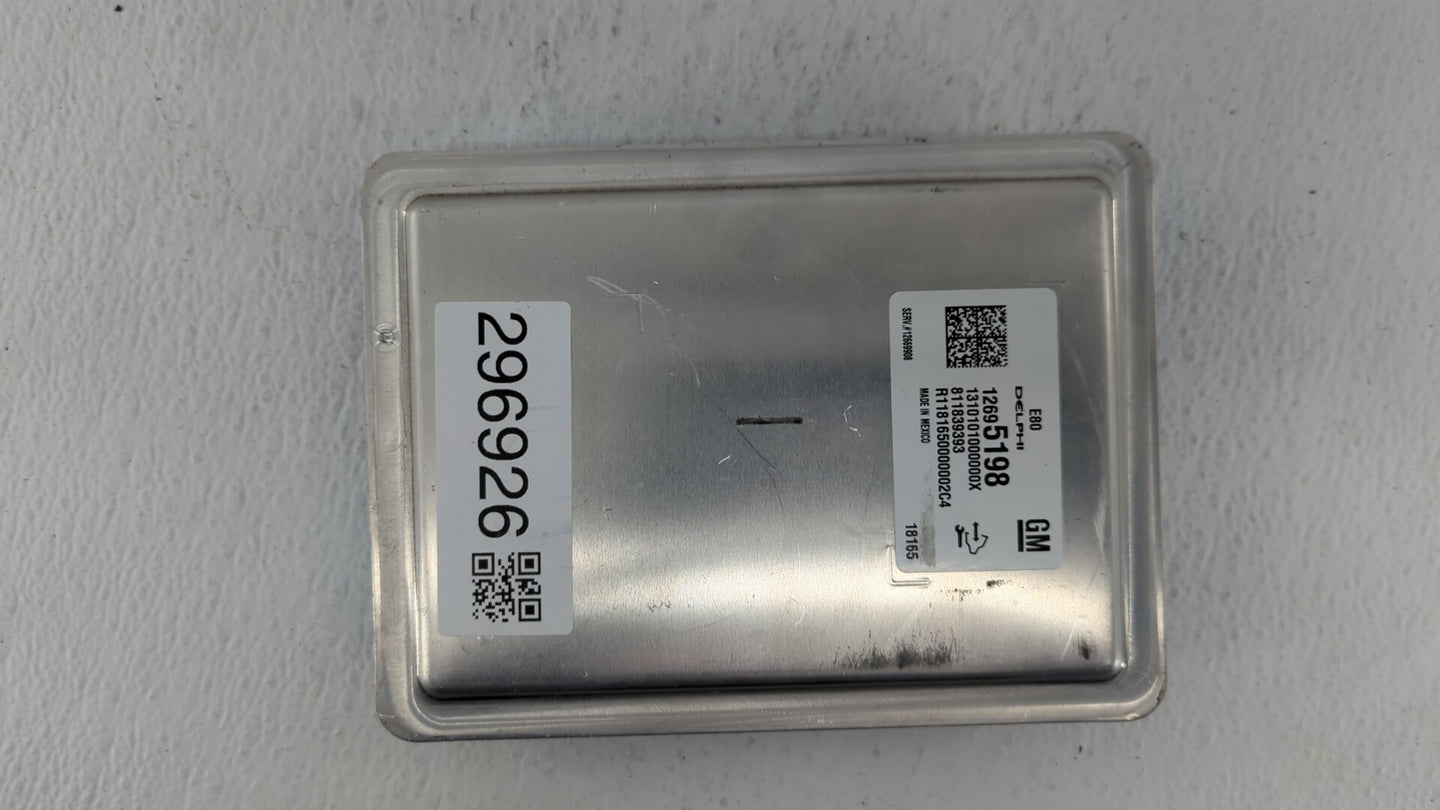 2018-2019 Chevrolet Equinox PCM Engine Control Computer ECU ECM PCU OEM P/N:12687467 12696201, 12692038 Fits Fits 2017 2018 