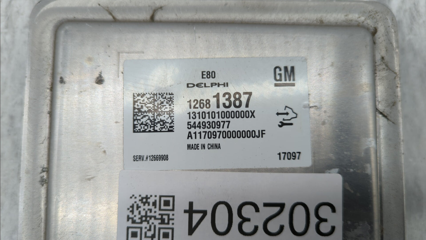 2018-2019 Chevrolet Equinox PCM Engine Control Computer ECU ECM PCU OEM P/N:12692812 12687467, 12696201 Fits Fits 2017 2018 