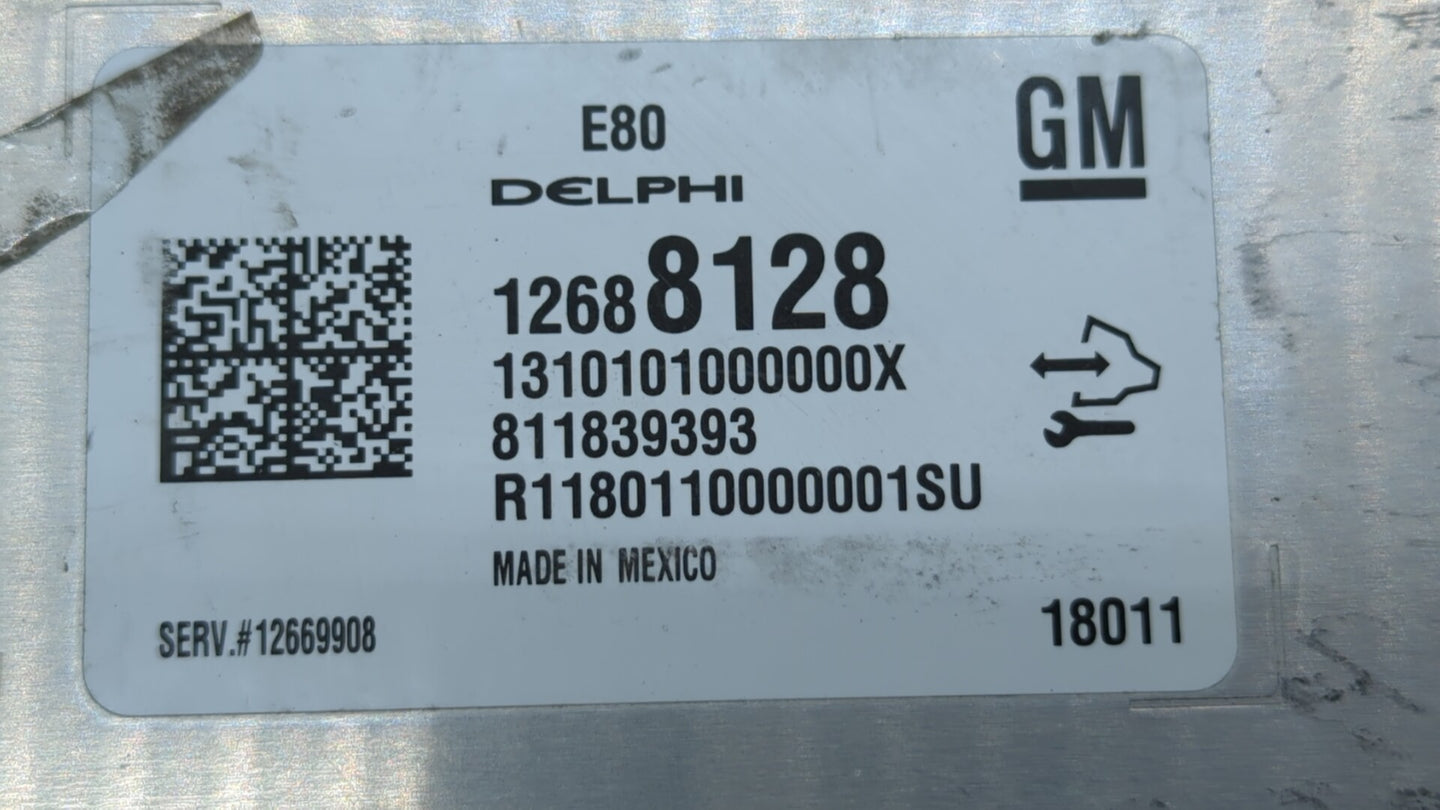 2018-2019 Chevrolet Equinox PCM Engine Control Computer ECU ECM PCU OEM P/N:12688128 12692812, 12687467 Fits Fits 2017 2018 