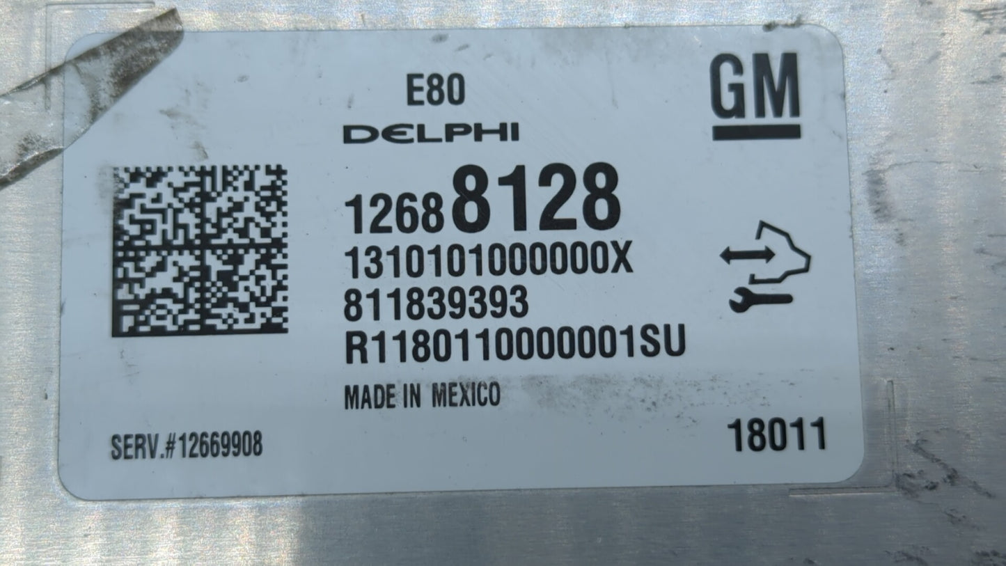 2018-2019 Chevrolet Equinox PCM Engine Control Computer ECU ECM PCU OEM P/N:12688128 12692812, 12687467 Fits Fits 2017 2018 