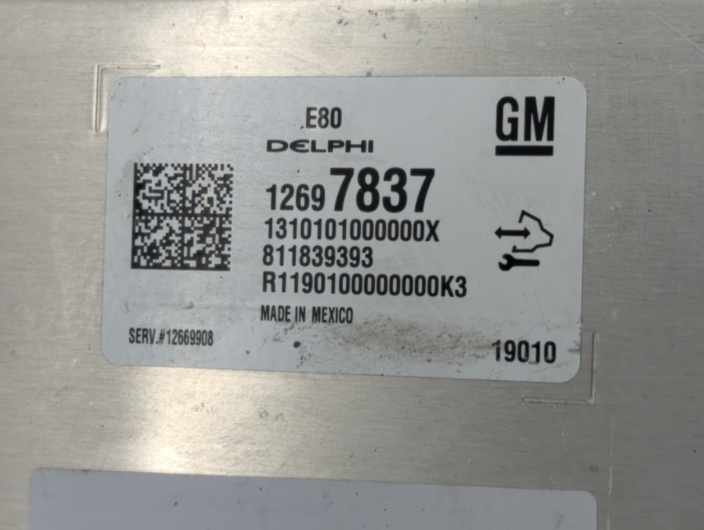 2018-2020 Chevrolet Equinox PCM Engine Control Computer ECU ECM PCU OEM P/N:12669908 12680876 Fits OEM Used Auto Parts - Oem