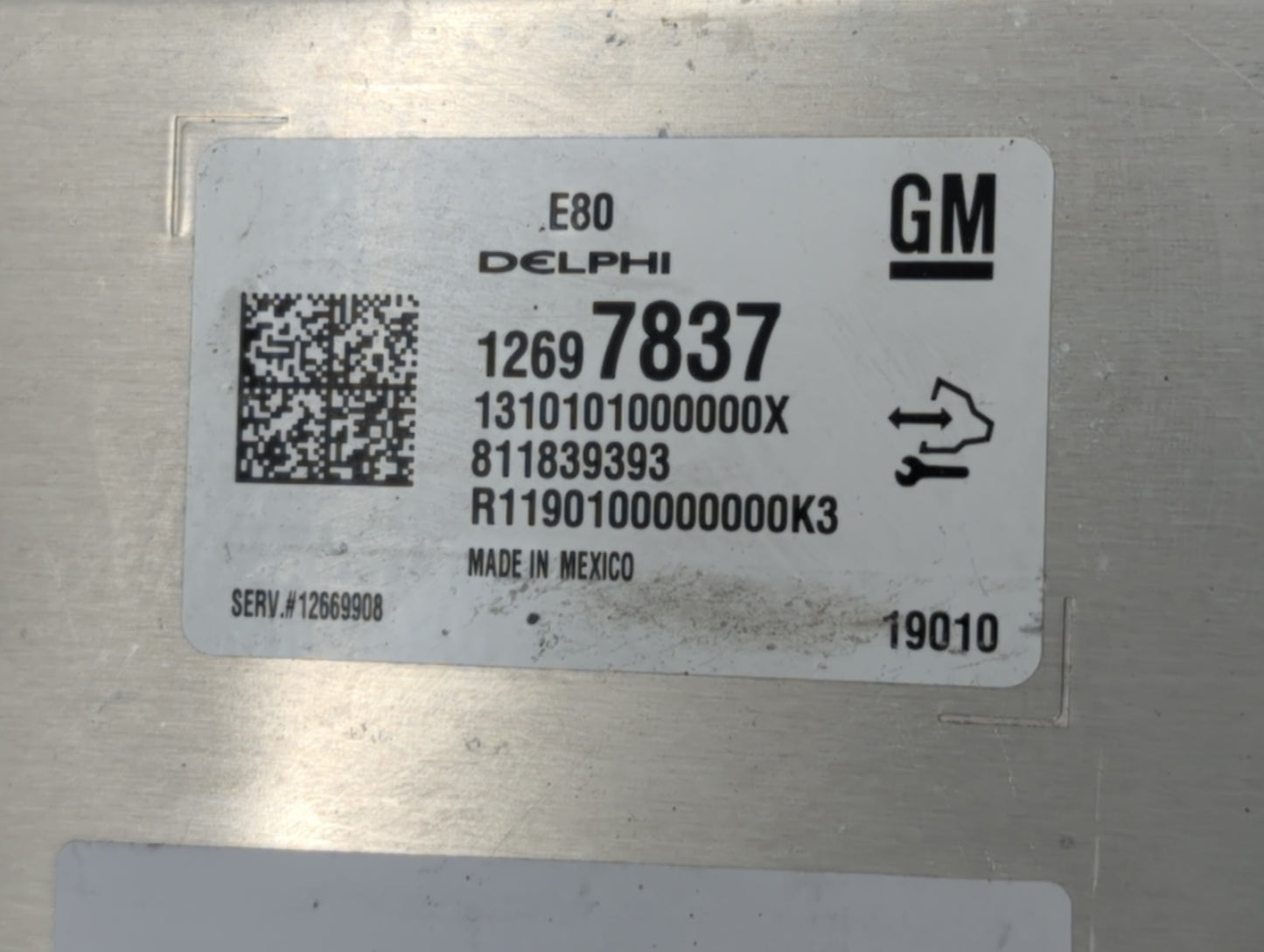 2018-2020 Chevrolet Equinox PCM Engine Control Computer ECU ECM PCU OEM P/N:12669908 12680876 Fits OEM Used Auto Parts - Oem