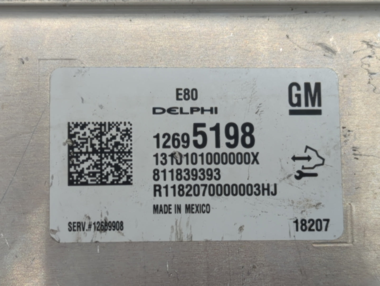 2018-2020 Chevrolet Equinox PCM Engine Control Computer ECU ECM PCU OEM P/N:12695198 12669908 Fits OEM Used Auto Parts - Oem