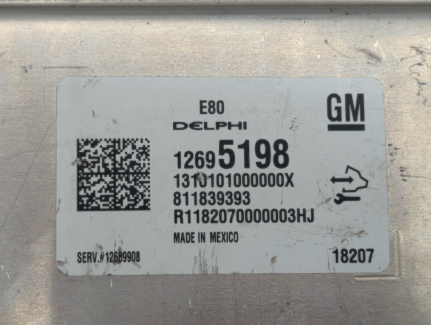 2018-2020 Chevrolet Equinox PCM Engine Control Computer ECU ECM PCU OEM P/N:12695198 12669908 Fits OEM Used Auto Parts - Oem