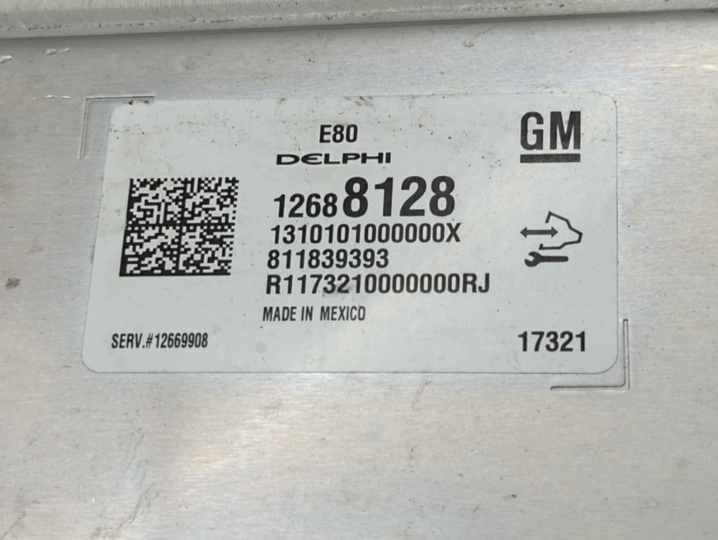 2018-2020 Chevrolet Equinox PCM Engine Control Computer ECU ECM PCU OEM P/N:12697837 12669908 Fits OEM Used Auto Parts - Oem