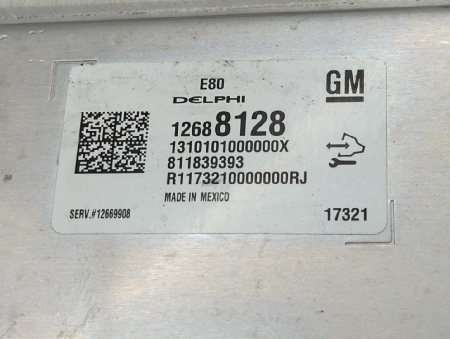 2018-2020 Chevrolet Equinox PCM Engine Control Computer ECU ECM PCU OEM P/N:12697837 12669908 Fits OEM Used Auto Parts - Oem