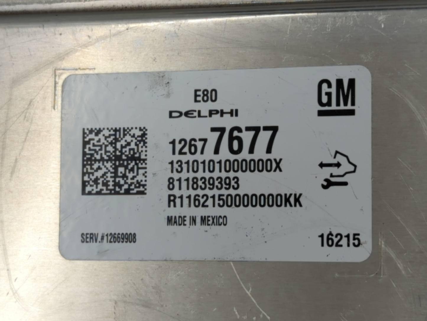 2018-2020 Chevrolet Equinox PCM Engine Control Computer ECU ECM PCU OEM P/N:12669908 12677677 Fits OEM Used Auto Parts - Oem