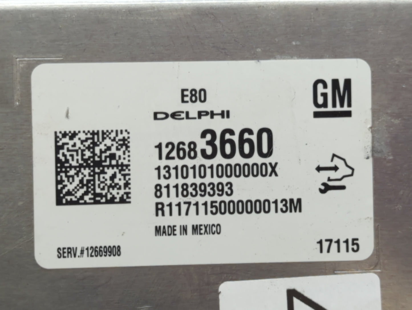 2018-2020 Chevrolet Equinox PCM Engine Control Computer ECU ECM PCU OEM P/N:12669908 12683660 Fits OEM Used Auto Parts - Oem
