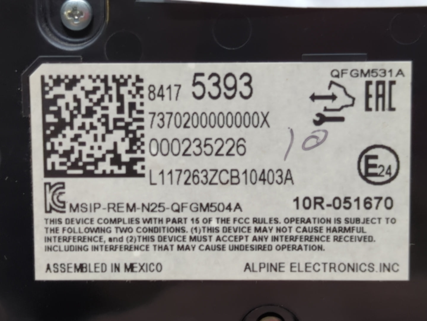 2018 Chevrolet Equinox Climate Control Module Temperature AC/Heater Replacement P/N:84175393 84175394 Fits OEM Used Auto Par