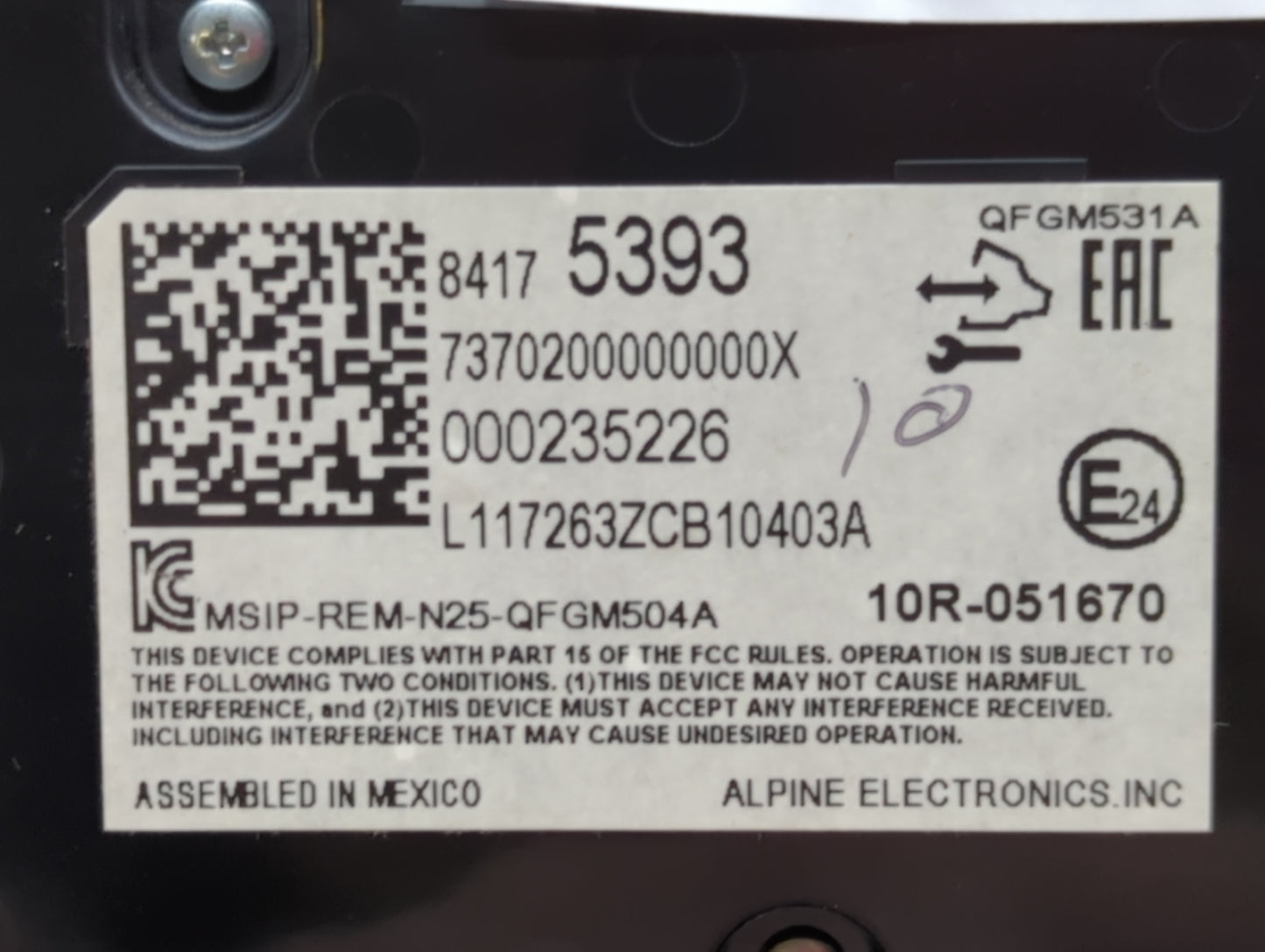 2018 Chevrolet Equinox Climate Control Module Temperature AC/Heater Replacement P/N:84175393 84175394 Fits OEM Used Auto Par