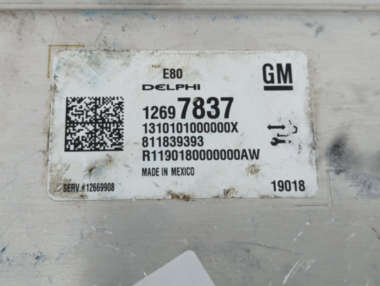2018-2020 Chevrolet Equinox PCM Engine Control Computer ECU ECM PCU OEM P/N:12669908 12697837 Fits OEM Used Auto Parts - Oem