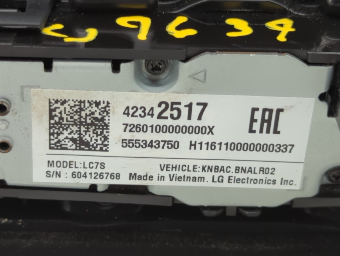 2018-2018 Chevrolet Equinox Radio Control Panel - Oemusedautoparts1.com