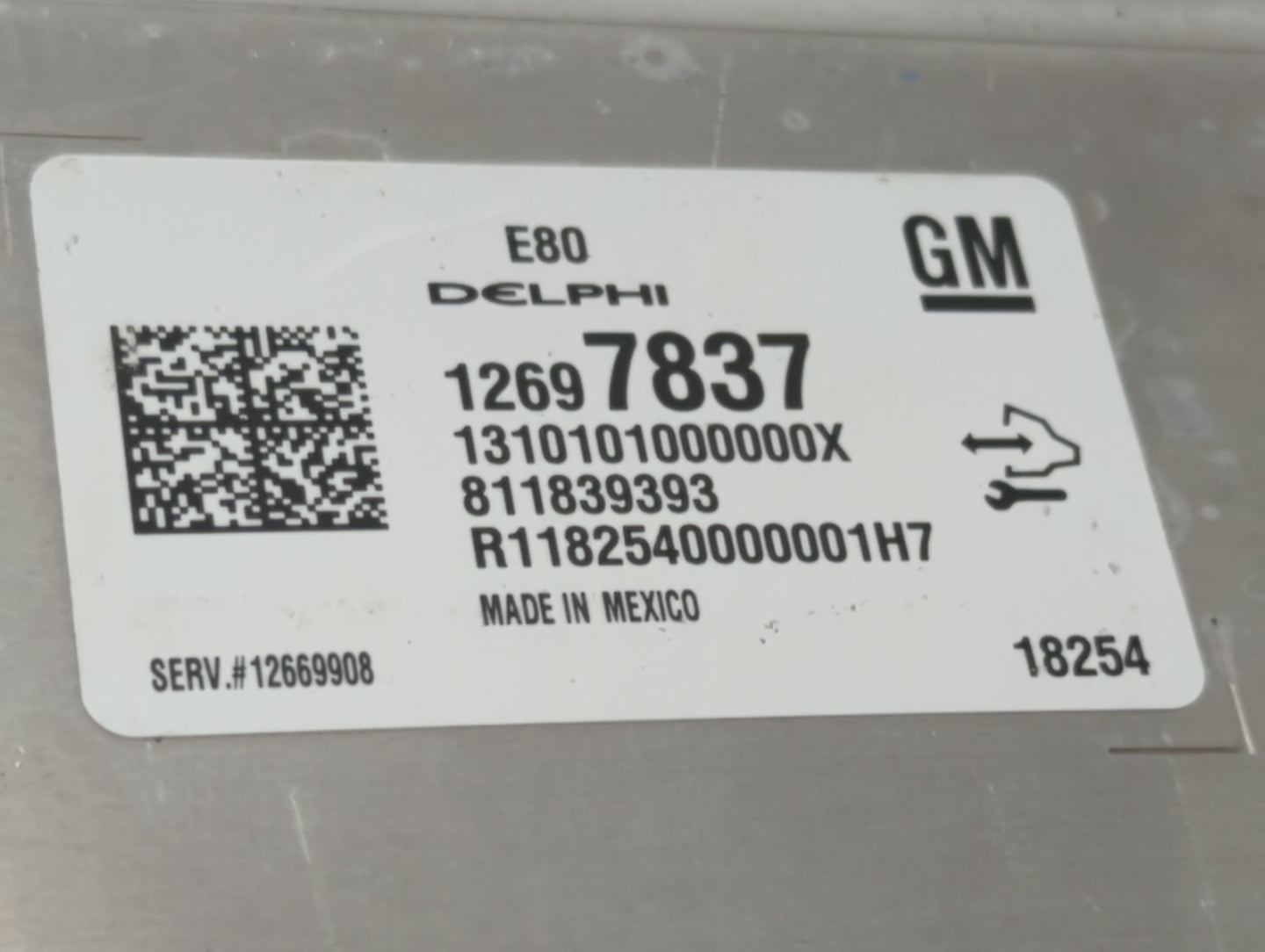 2018-2020 Chevrolet Equinox PCM Engine Control Computer ECU ECM PCU OEM P/N:12691559 12694511 Fits OEM Used Auto Parts - Oem