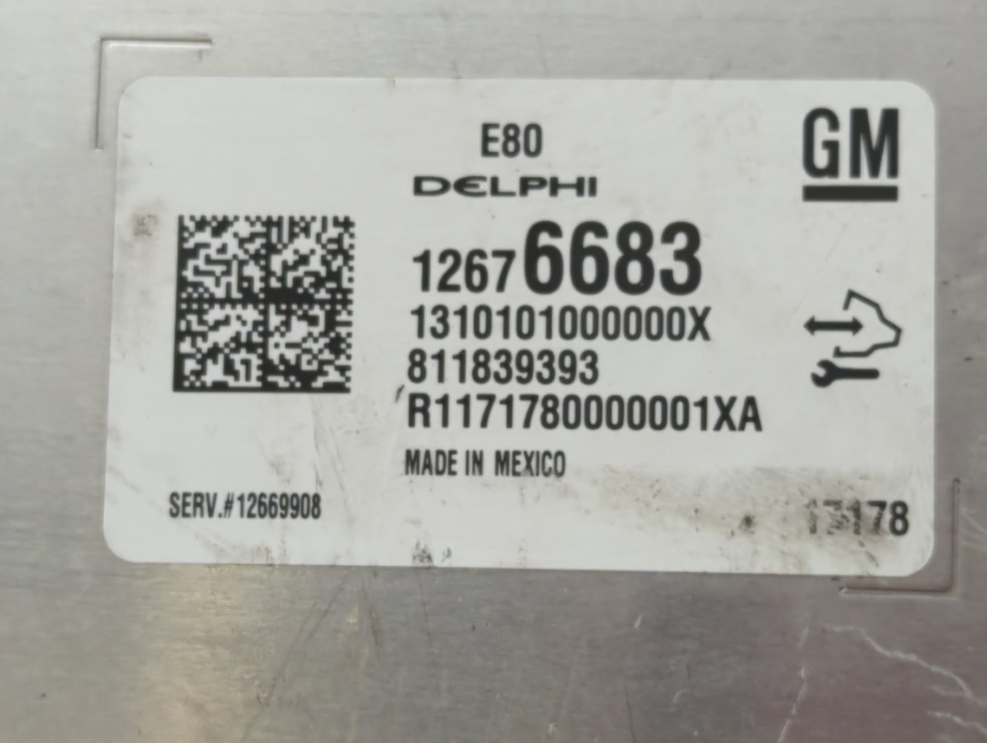 2018-2020 Chevrolet Equinox PCM Engine Control Computer ECU ECM PCU OEM P/N:12669908 12676683 Fits OEM Used Auto Parts - Oem