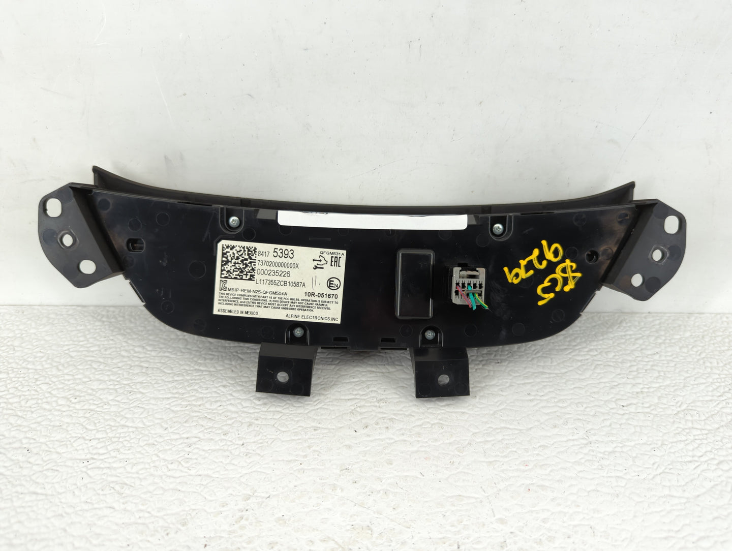 2018 Chevrolet Equinox Climate Control Module Temperature AC/Heater Replacement P/N:84175393 84175394 Fits OEM Used Auto Par