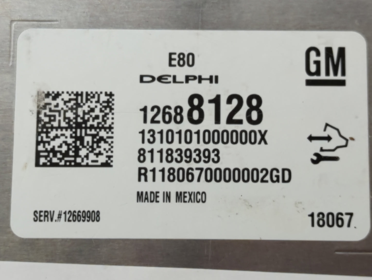 2018-2020 Chevrolet Equinox PCM Engine Control Computer ECU ECM PCU OEM P/N:12688128 12669908 Fits OEM Used Auto Parts - Oem