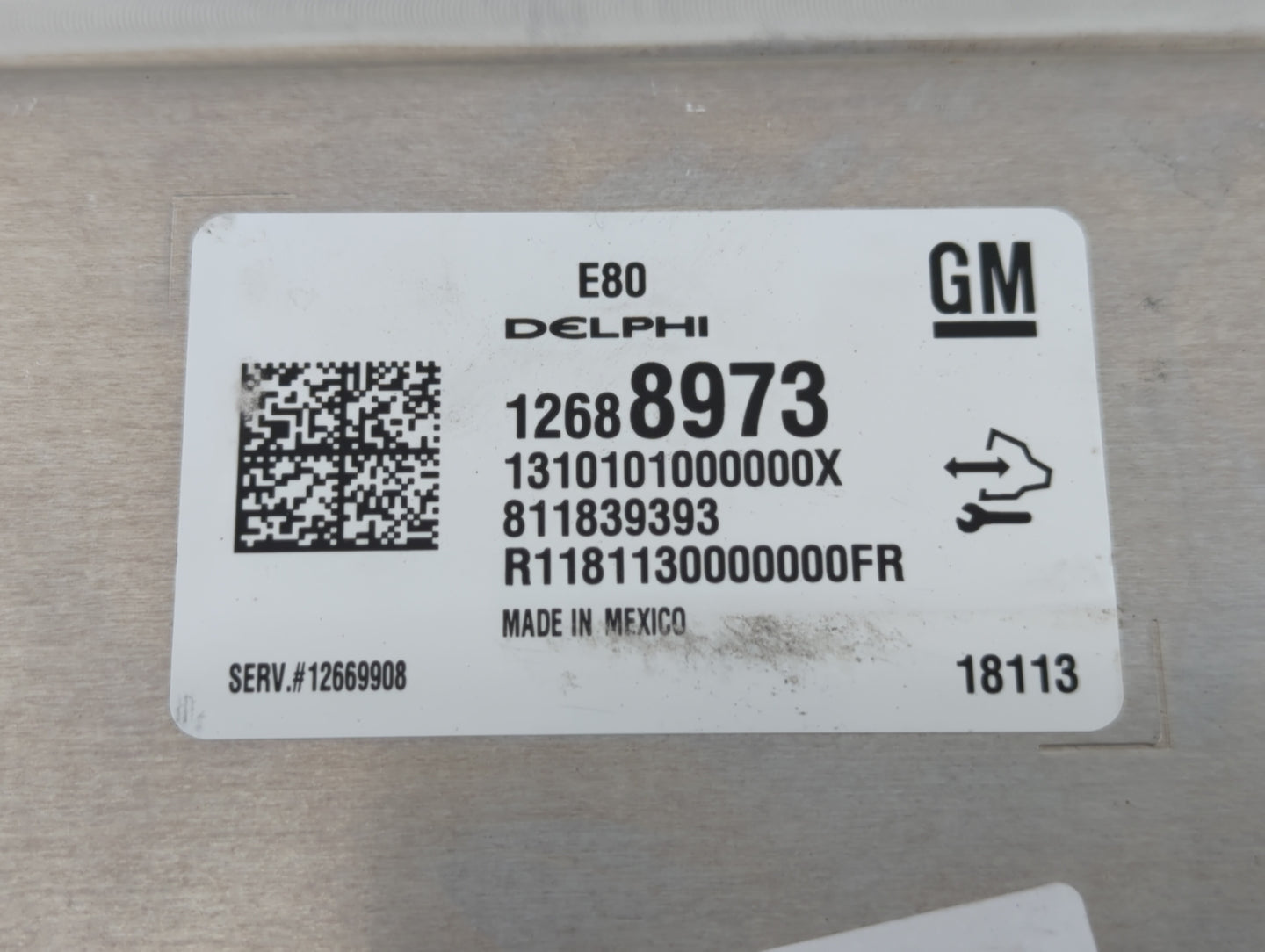 2018-2020 Chevrolet Equinox PCM Engine Control Computer ECU ECM PCU OEM P/N:12669908 12688973 Fits OEM Used Auto Parts - Oem