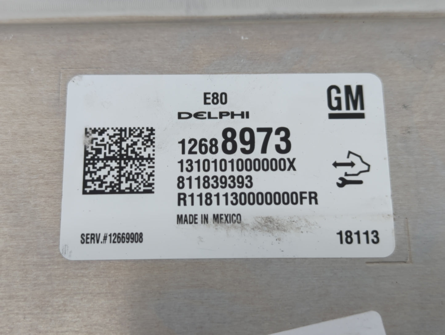 2018-2020 Chevrolet Equinox PCM Engine Control Computer ECU ECM PCU OEM P/N:12669908 12688973 Fits OEM Used Auto Parts - Oem