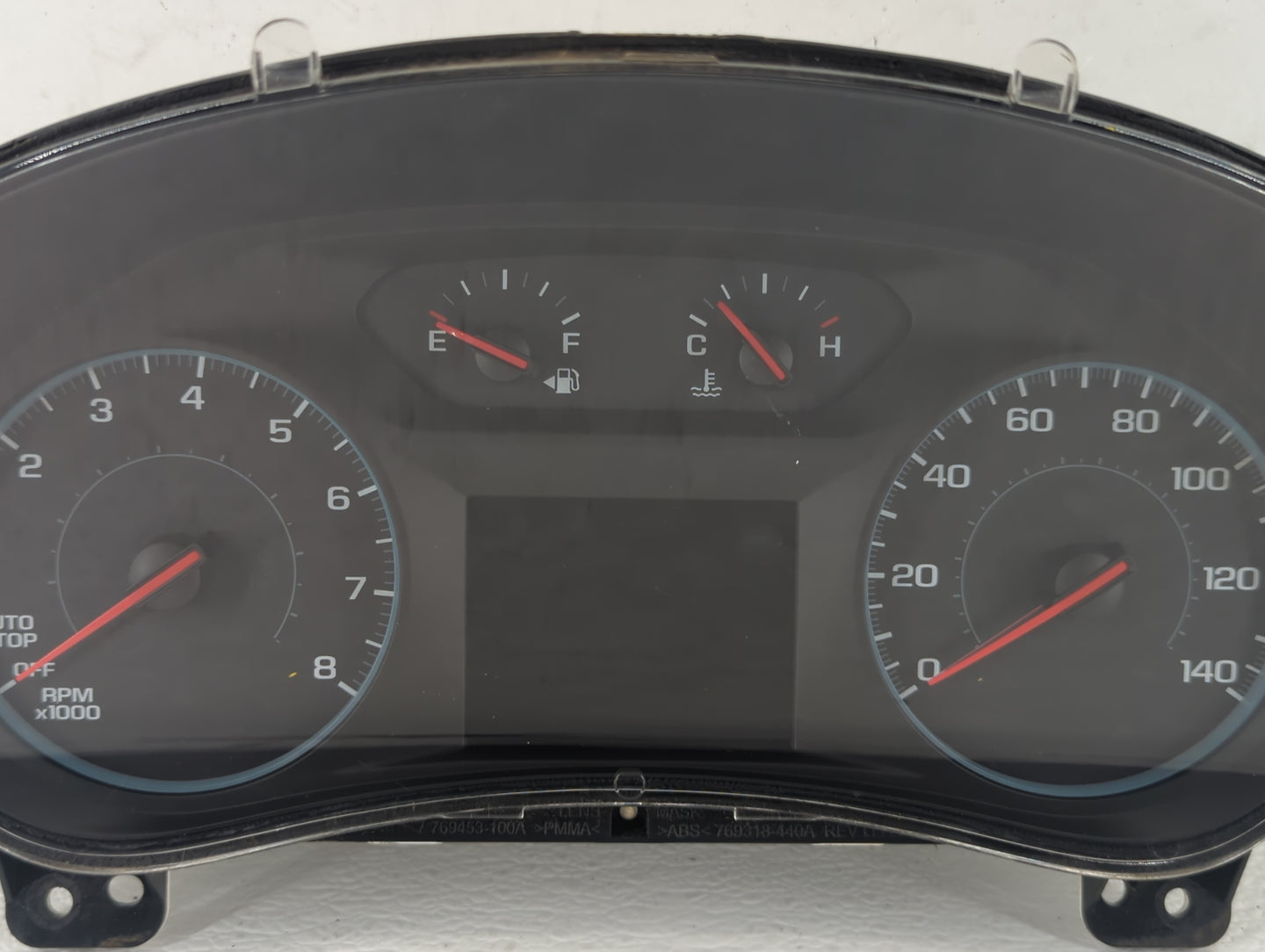 2018 Chevrolet Equinox Instrument Cluster Speedometer Gauges P/N:84240633 Fits OEM Used Auto Parts - Oemusedautoparts1.com
