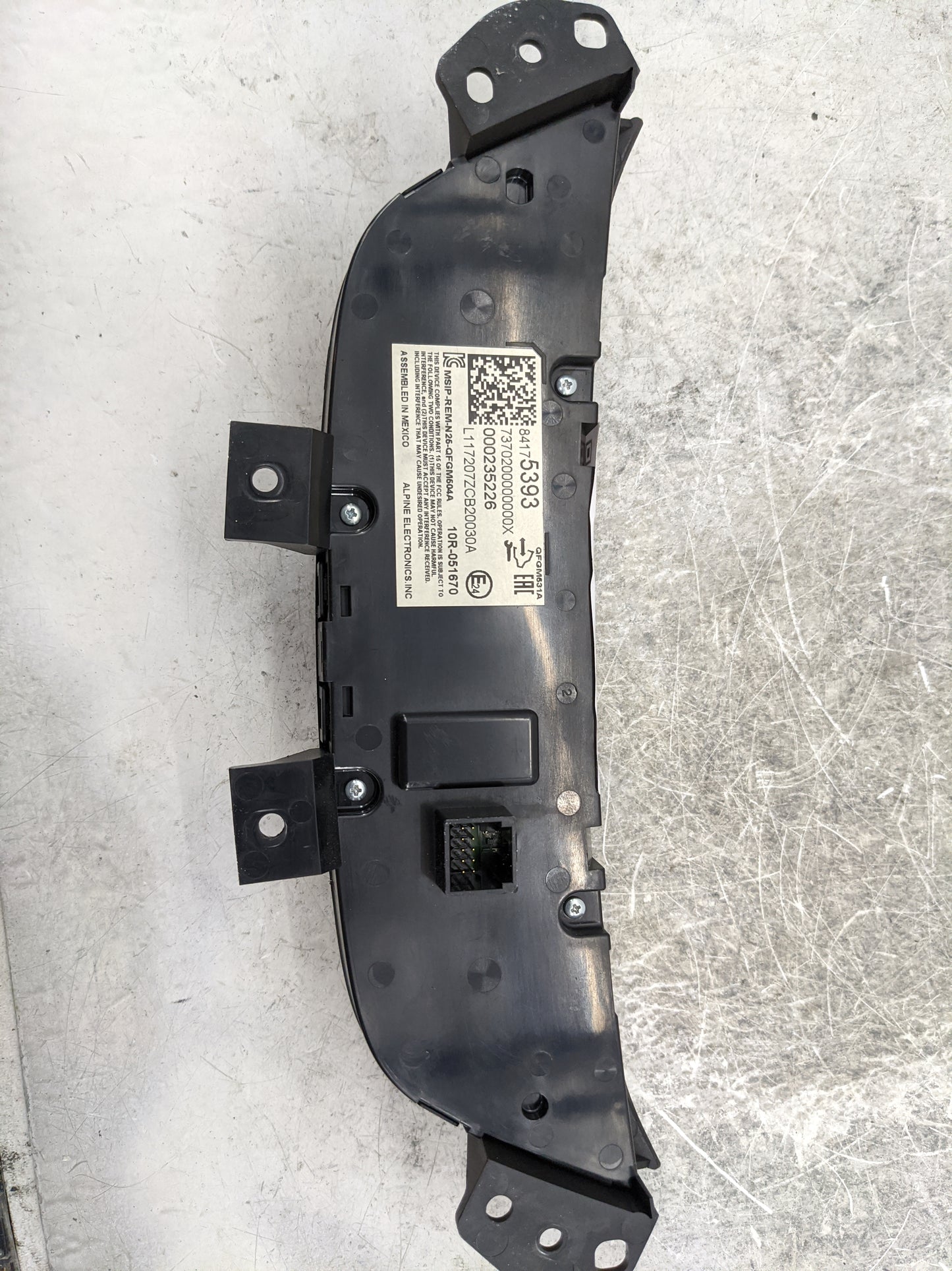 2018 Chevrolet Equinox Climate Control Module Temperature AC/Heater Replacement P/N:84175393 QFGM631A, 10R-051670 Fits OEM U