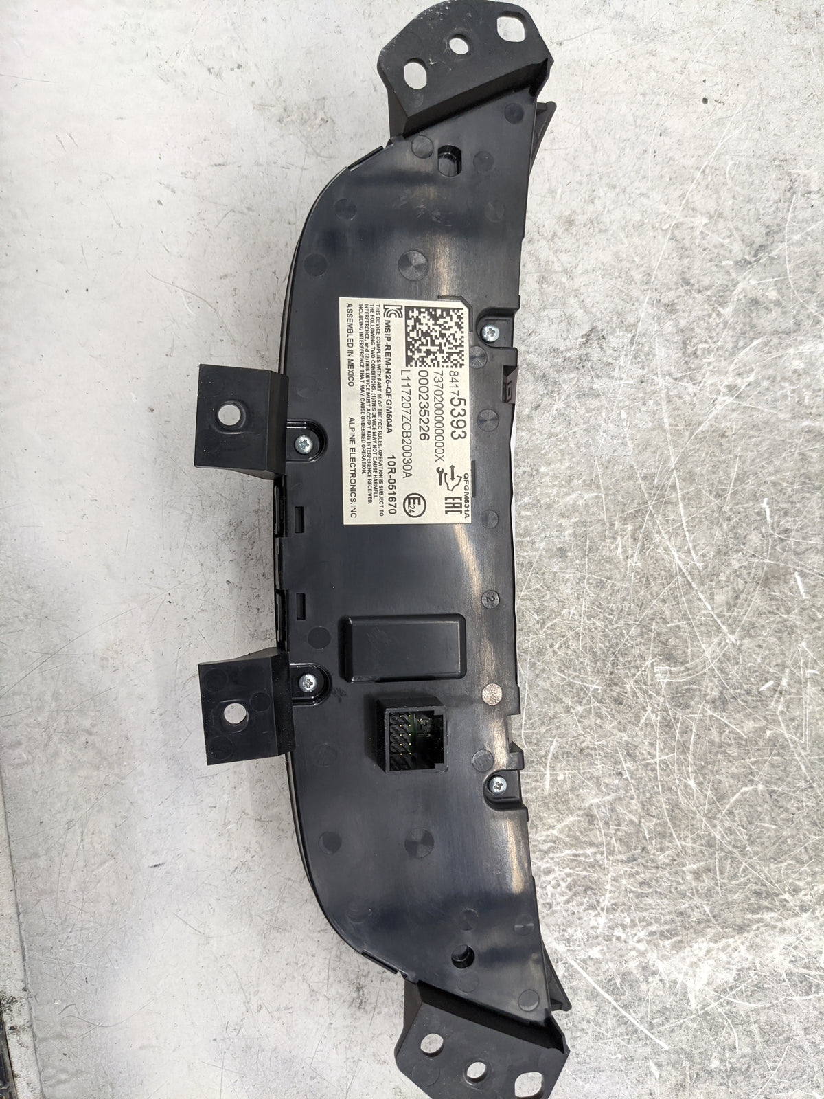 2018 Chevrolet Equinox Climate Control Module Temperature AC/Heater Replacement P/N:84175393 QFGM631A, 10R-051670 Fits OEM U