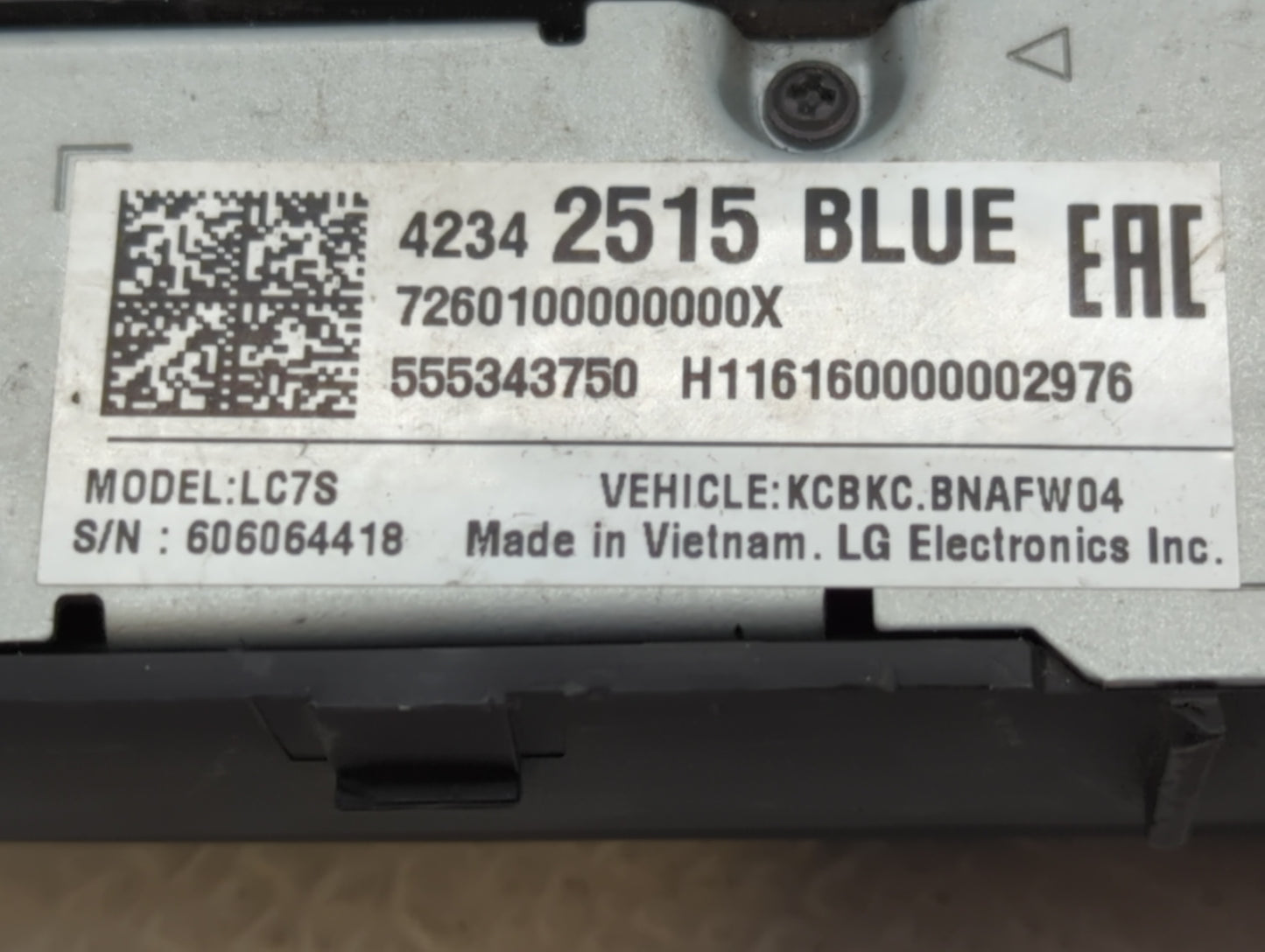 2018-2018 Chevrolet Equinox Information Display Screen - Oemusedautoparts1.com