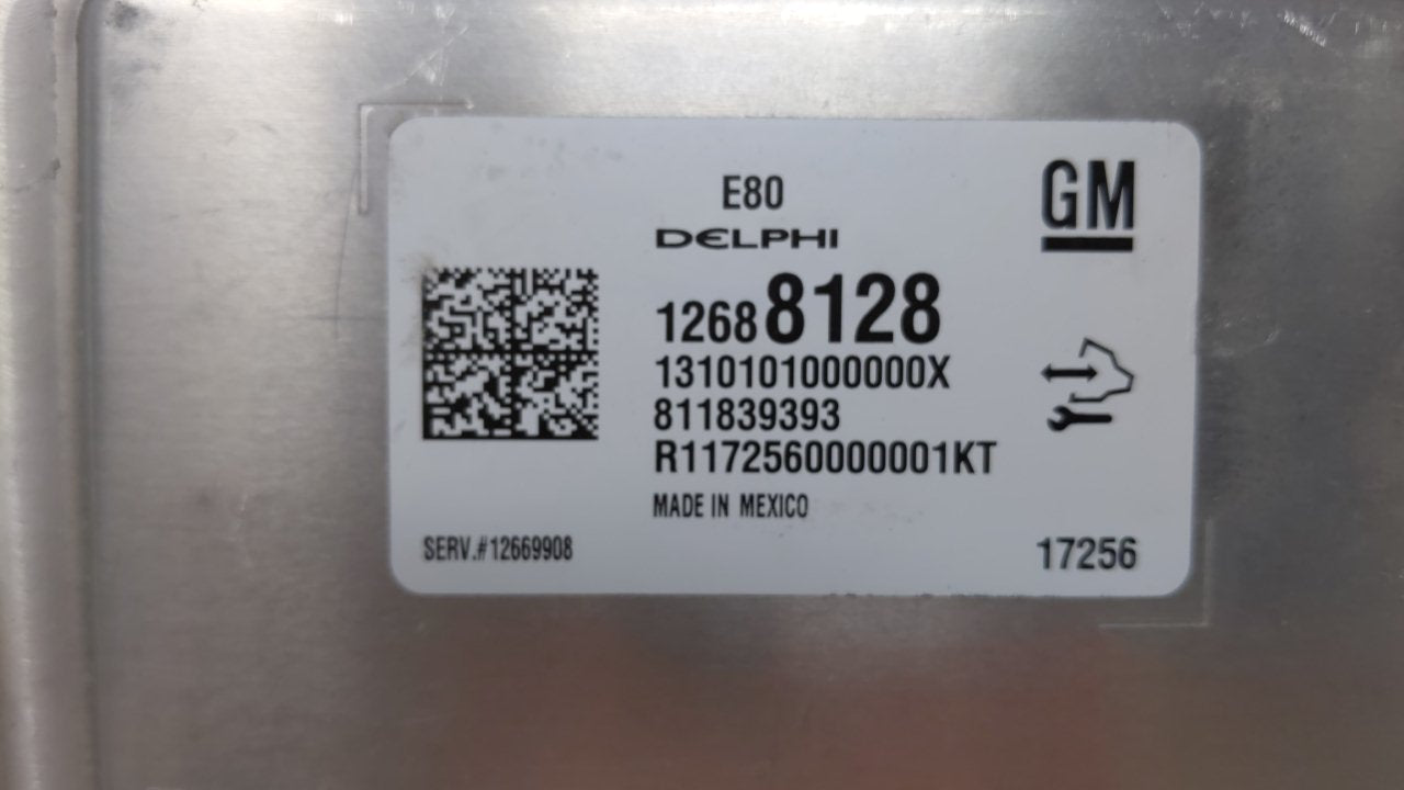 2017 Chevrolet Equinox PCM Engine Control Computer ECU ECM PCU OEM P/N:12688128 Fits Fits 2018 2019 2020 OEM Used Auto Parts
