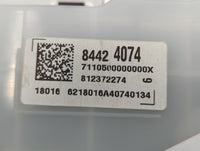 2018 Chevrolet Equinox Instrument Cluster Speedometer Gauges P/N:84424074 84404402 Fits OEM Used Auto Parts - Oemusedautopar