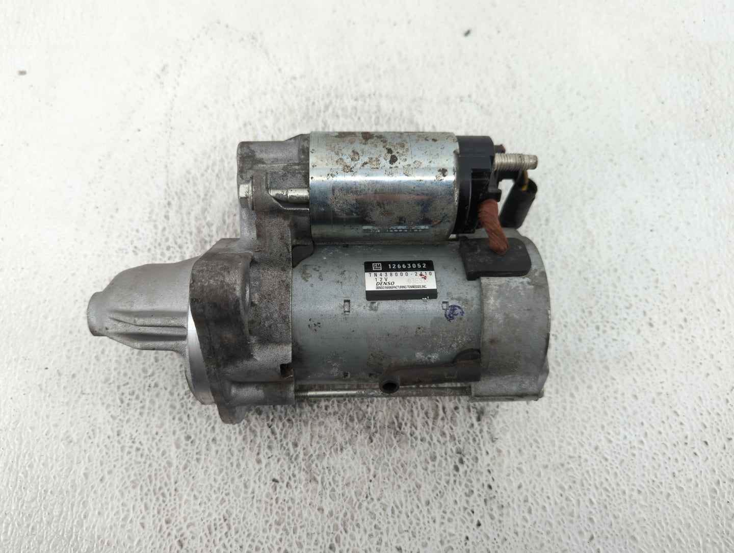 2018-2020 Chevrolet Equinox Car Starter Motor Solenoid OEM P/N:TN438000-2410 12663052 Fits Fits 2015 2016 2017 2018 2019 202