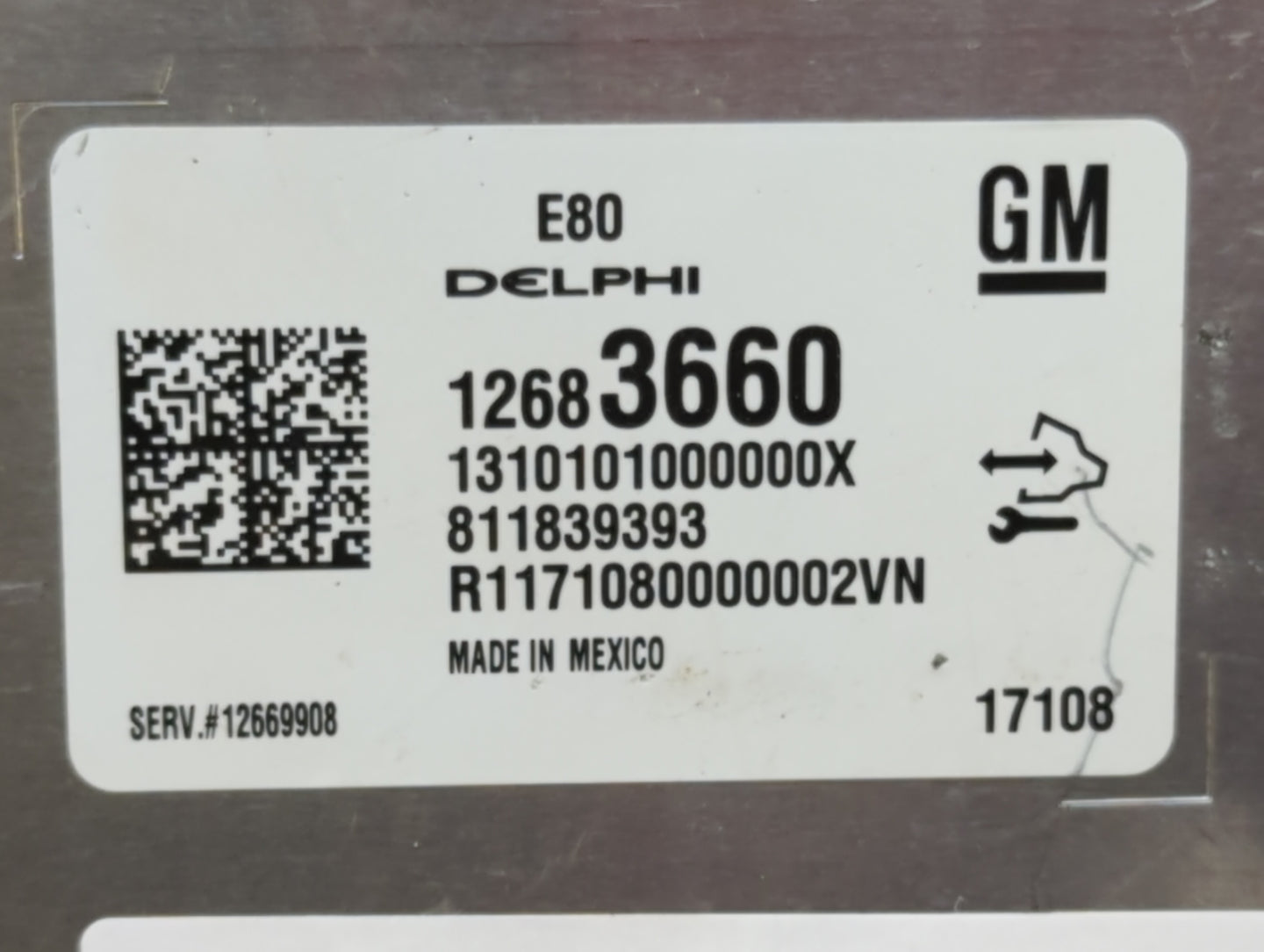 2018-2020 Chevrolet Equinox PCM Engine Control Computer ECU ECM PCU OEM P/N:12683660 Fits Fits 2017 2018 2019 2020 2021 2022