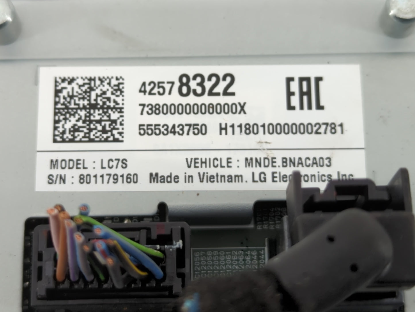 2018 Chevrolet Equinox Radio AM FM Cd Player Receiver Replacement P/N:42578322 42554557 Fits Fits 2019 2020 OEM Used Auto Pa