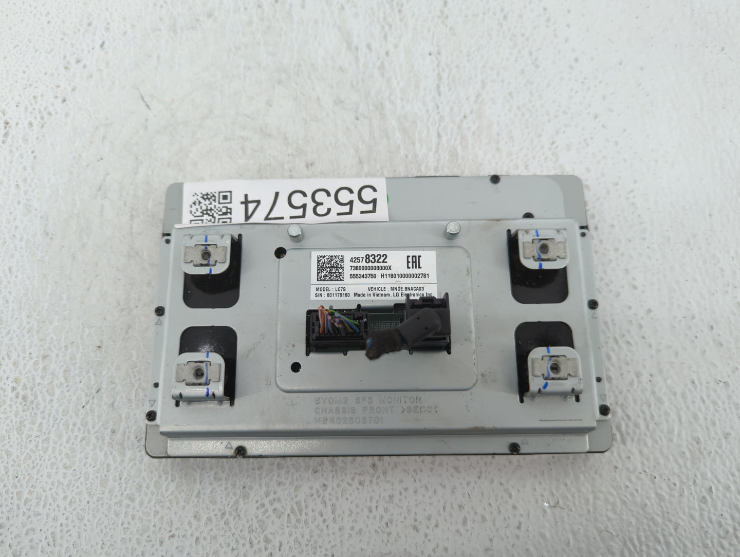 2018 Chevrolet Equinox Radio AM FM Cd Player Receiver Replacement P/N:42578322 42554557 Fits Fits 2019 2020 OEM Used Auto Pa
