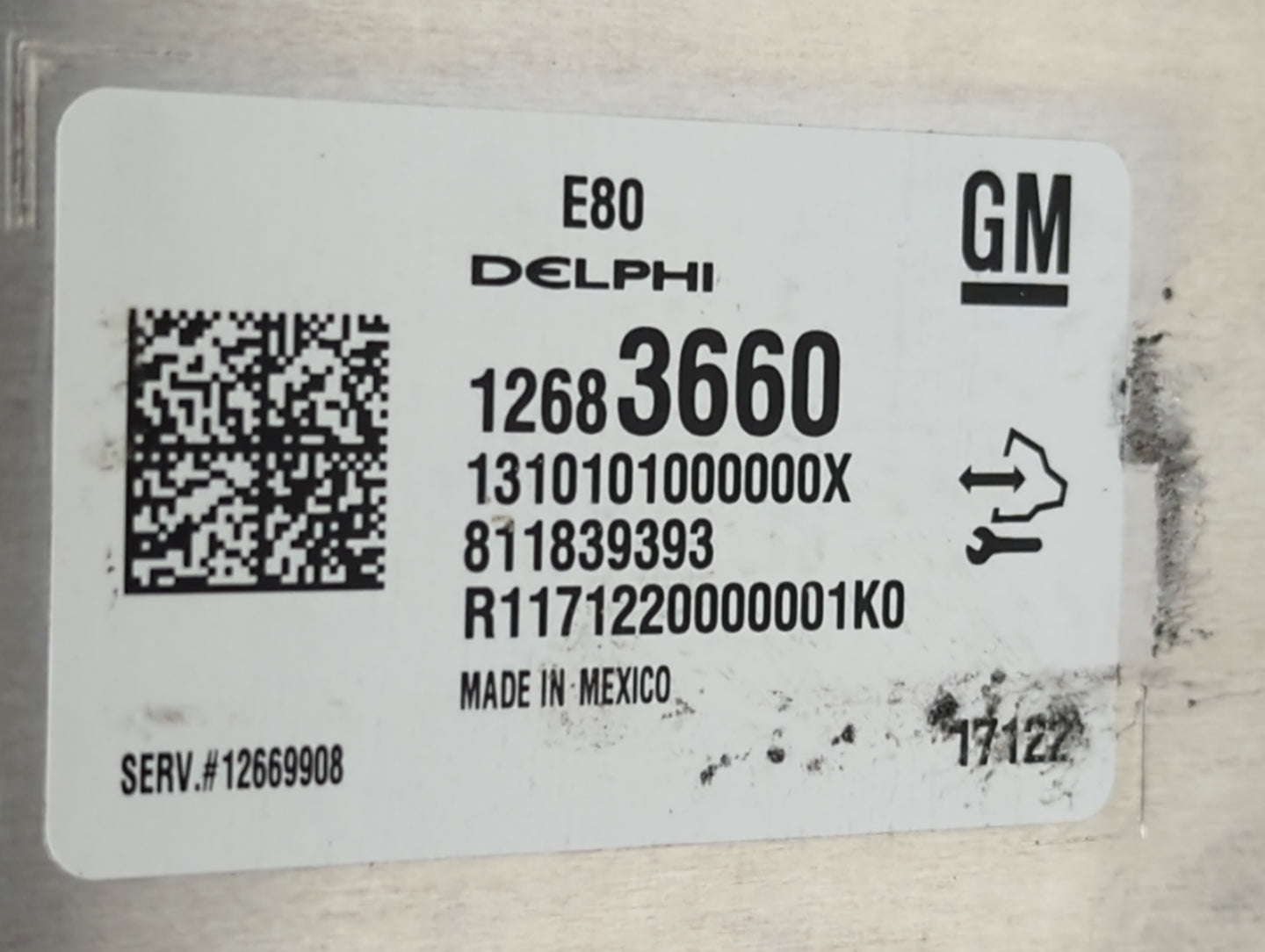 2018-2020 Chevrolet Equinox PCM Engine Control Computer ECU ECM PCU OEM P/N:12683660 Fits Fits 2017 2018 2019 2020 2021 2022