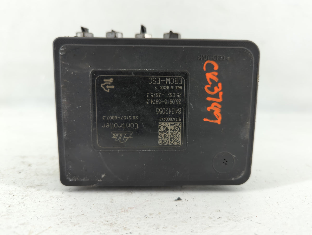 2018-2019 Chevrolet Equinox Anti-Lock Brake ABS Pump Module Actuator OEM P/N:84342052 Fits Fits 2018 2019 2020 2021 OEM Used
