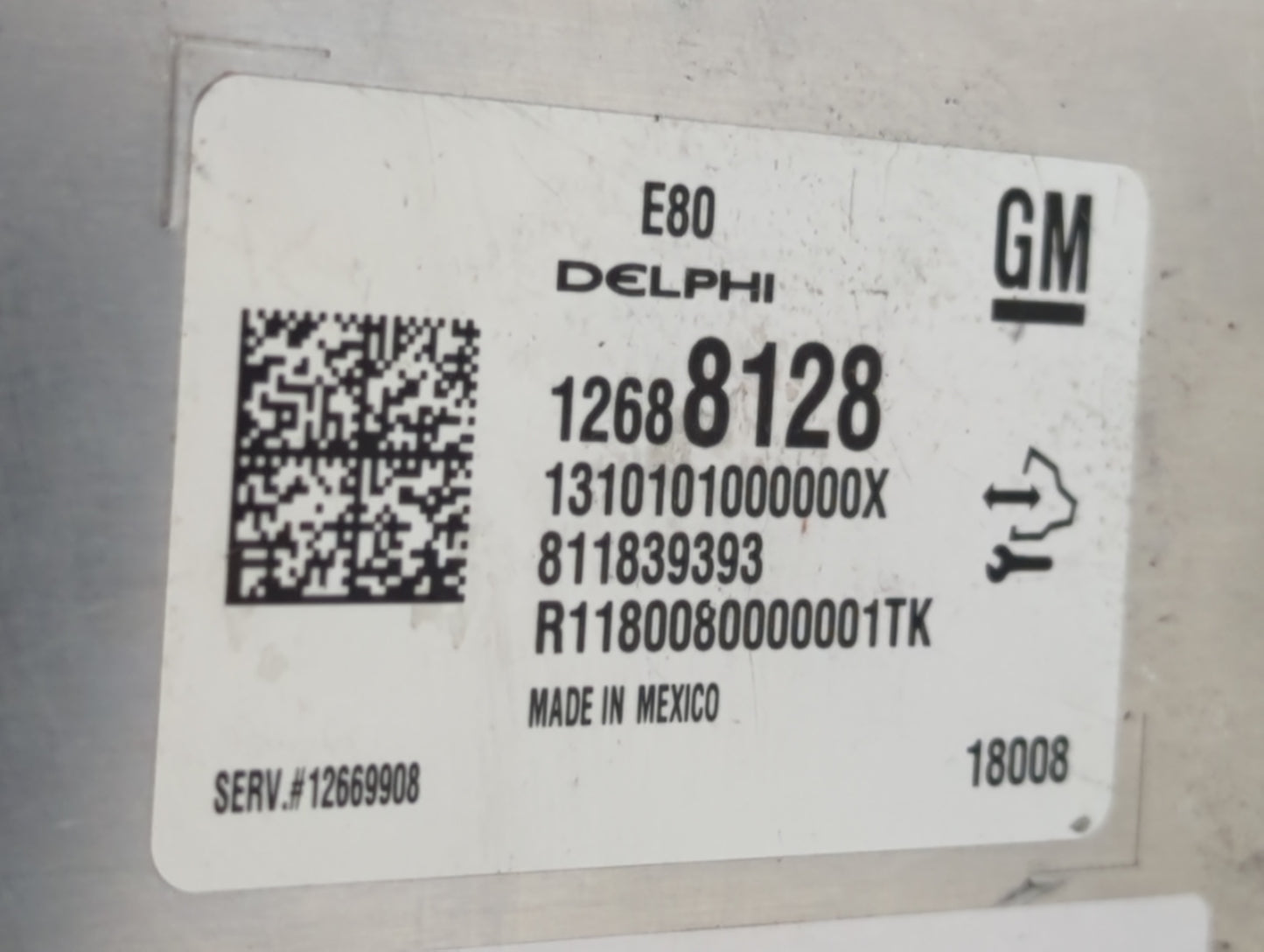 2018-2020 Chevrolet Equinox PCM Engine Control Computer ECU ECM PCU OEM P/N:12688128 Fits Fits 2017 2018 2019 2020 2021 2022