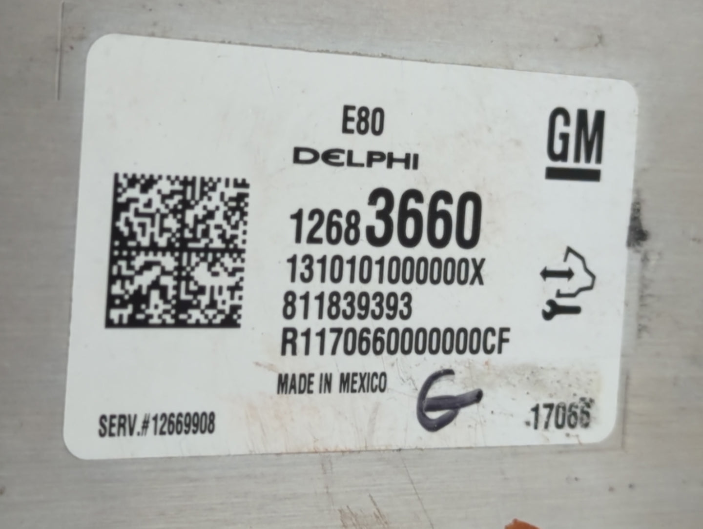 2018-2020 Chevrolet Equinox PCM Engine Control Computer ECU ECM PCU OEM P/N:12683660 Fits Fits 2017 2018 2019 2020 2021 2022