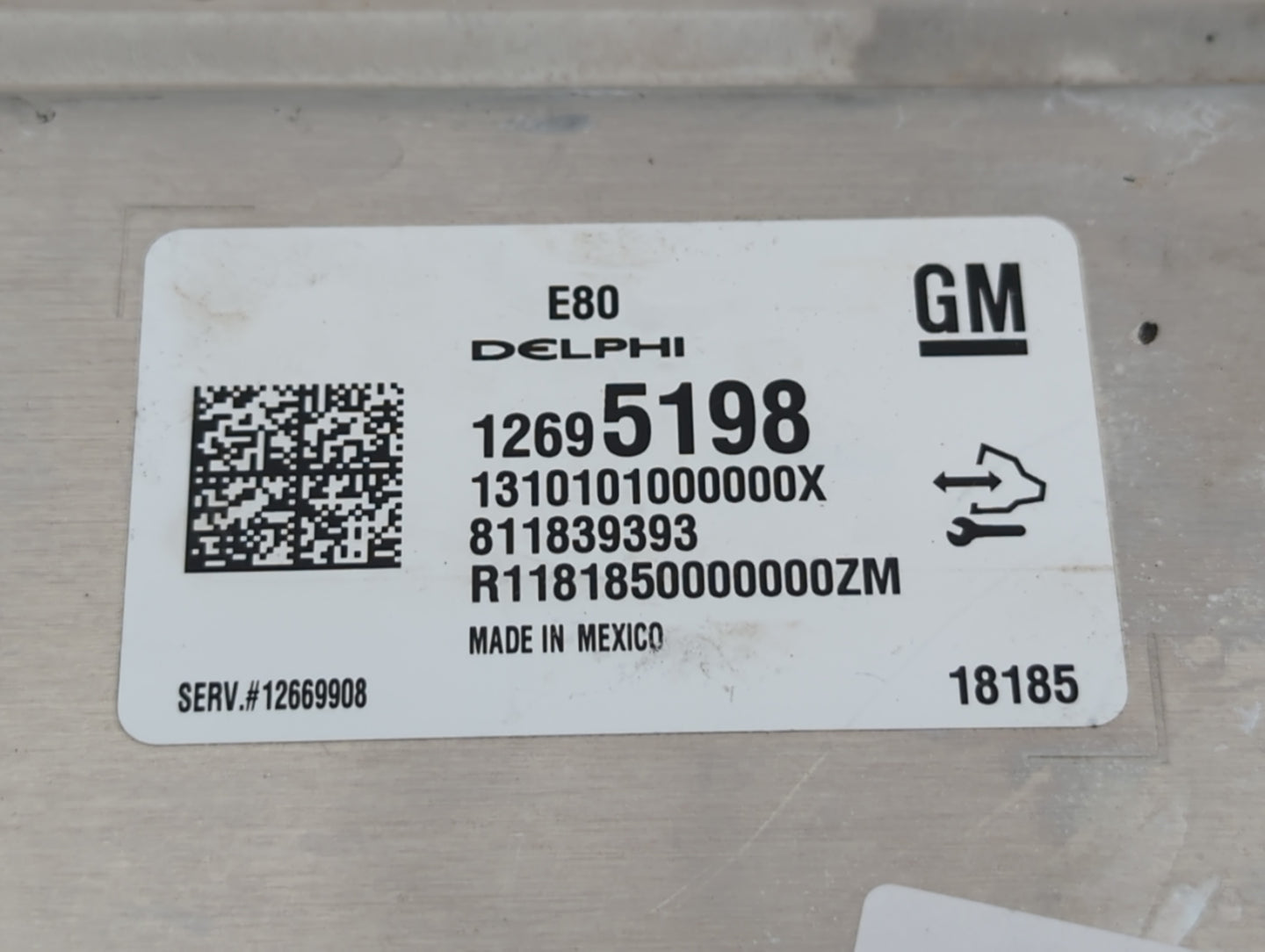 2018-2020 Chevrolet Equinox PCM Engine Control Computer ECU ECM PCU OEM P/N:12692812 Fits Fits 2017 2018 2019 2020 2021 2022